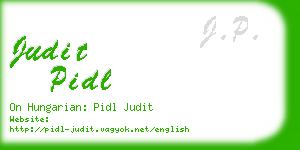 judit pidl business card